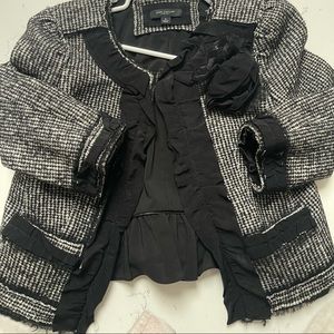 Vintage Houndstooth Ann Taylor Jacket